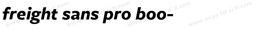 freight sans pro boo字体转换